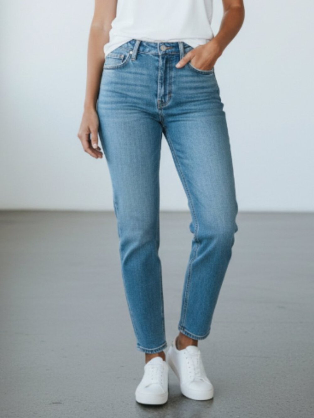 AG Adriano Goldschmied Alexxis Straight High Rise Vintage Jeans Blue Women's 28R